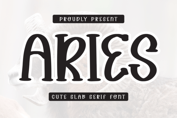 Aries Font: A Minimalist Slab Serif for Creative Projects