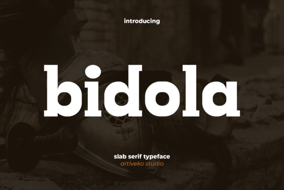 Bidola: A Bold and Refined Slab Serif Font for Impactful Design Workflows