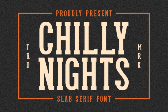 Chilly Nights: A Bold Font for Impactful Design