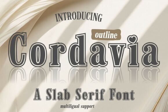 Cordavia Outline: A Unique Font for Creative Expression