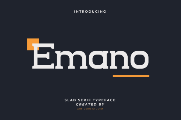 Emano: A Font That Balances Style and Simplicity