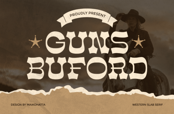 Gunsbuford: A Bold Font with Frontier Flair