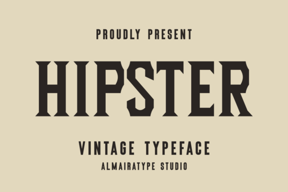 Hipster: A Bold Vintage Typeface for Modern Creativity