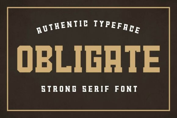 Obligate Font: A Bold Choice for Impactful Typography