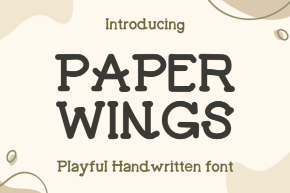 Paper Wings: A Playful Slab Serif Font for Creative Projects