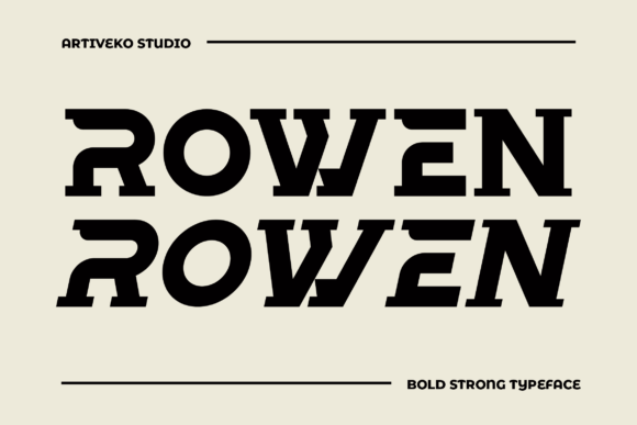 Rowen: A Timeless Font for Modern Design