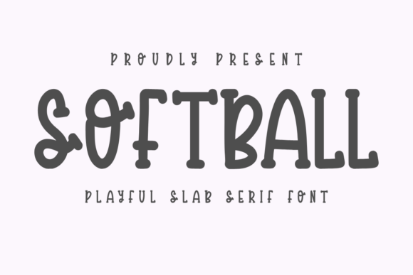 Softball: The Font That Adds a Touch of Whimsy to Your Design Projects