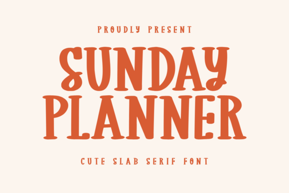 Sunday Planner: A Versatile Font for Creative Projects and Productivity