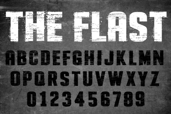The Flast and The Flash: A Unique Slab Serif Font for Modern Creativity