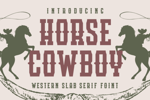 Understanding the Horse Cowboy Font: A Bold Take on Western Design